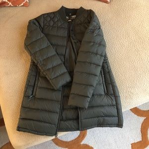 Army Green Michael Kors Packable Down Parka